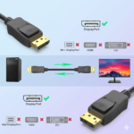 كابل ديسبلاي بورت DisplayPort إلى DisplayPort