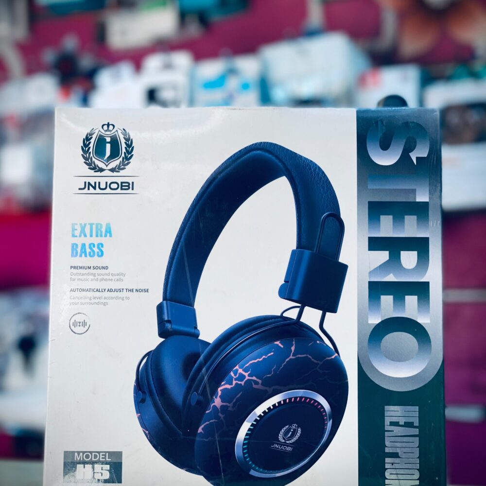 هيدفون JNUOBI H5 Stereo – صوت نقاء مجسم مع BASS قوي وتصميم عصري!