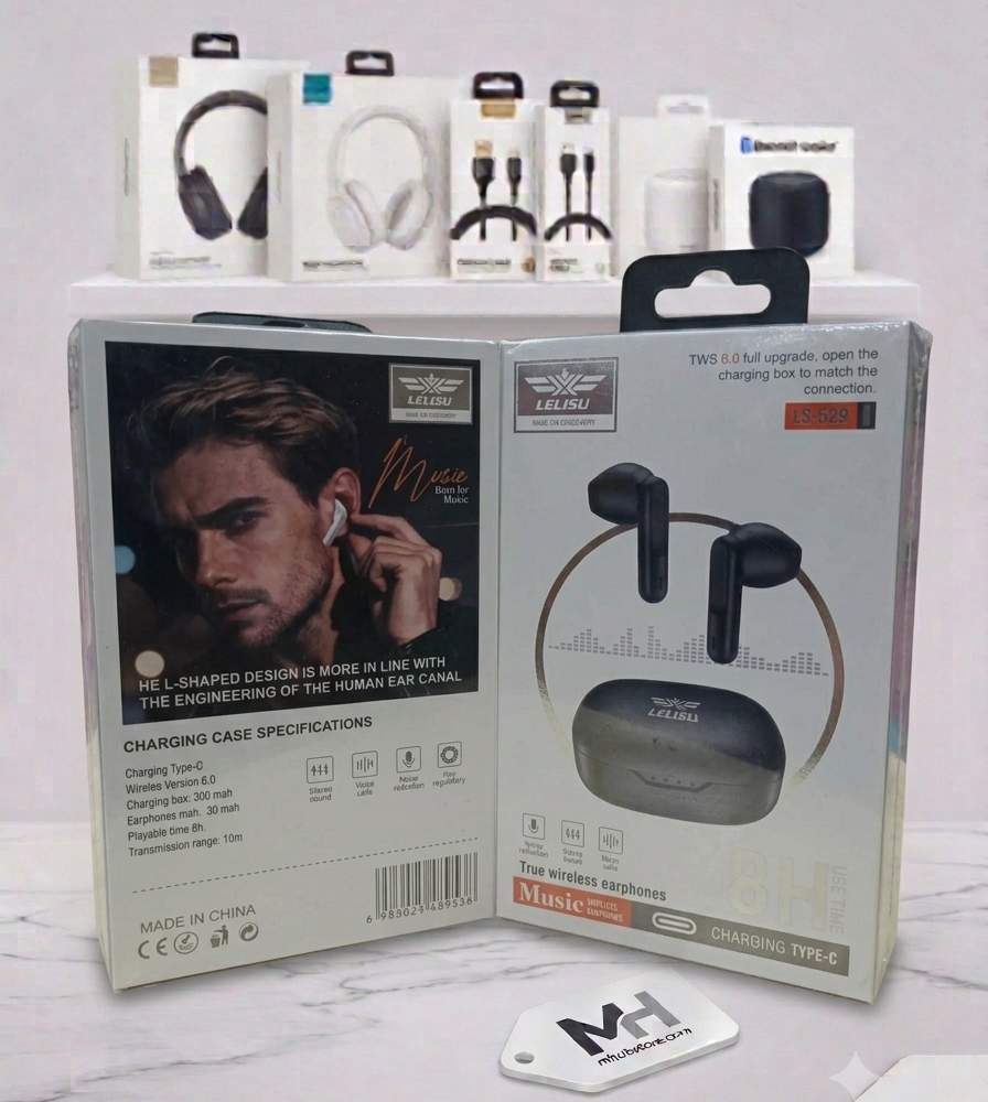 ايربود اصلية شركة LELISU LS-529 عزل ضوضاء 4 مايك