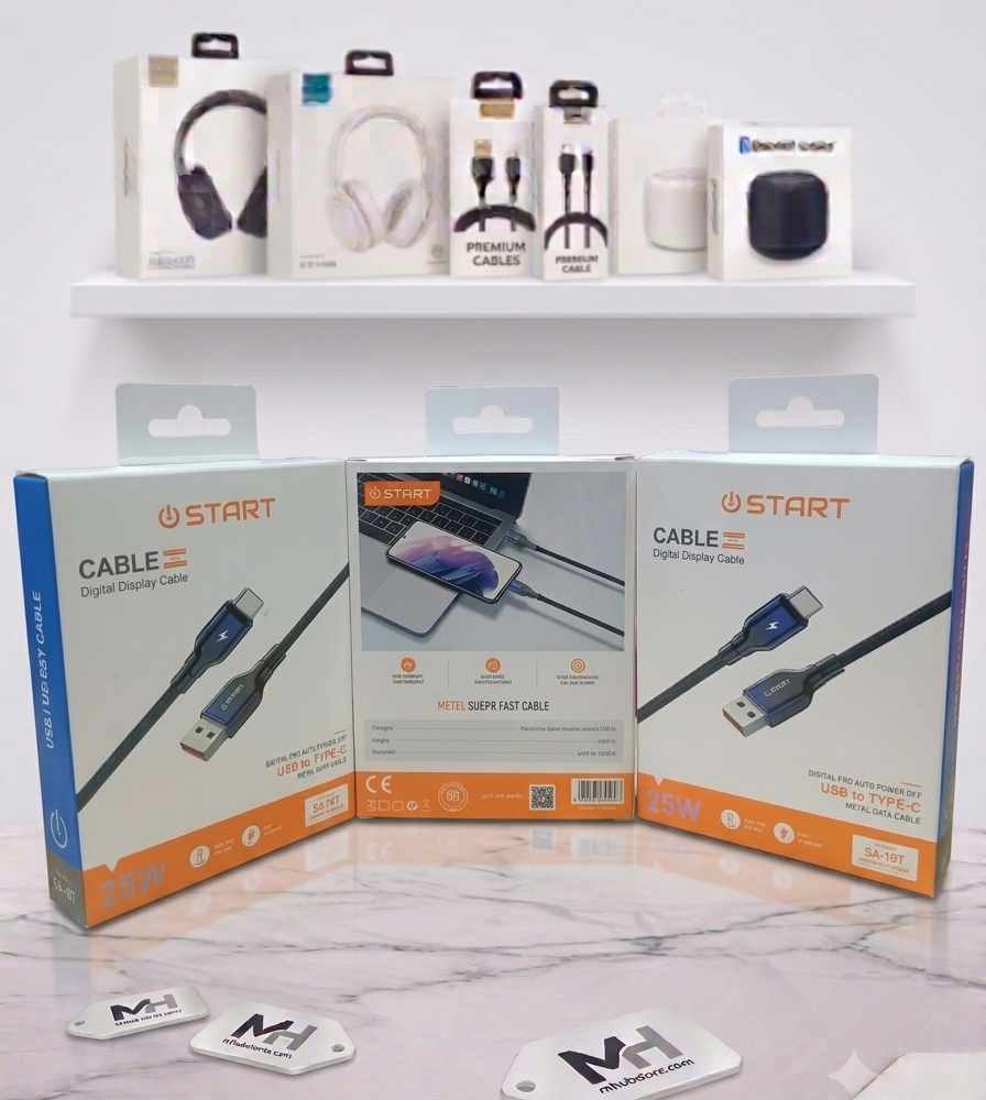 كابل تايب سى اصلى شركة 25 وات START