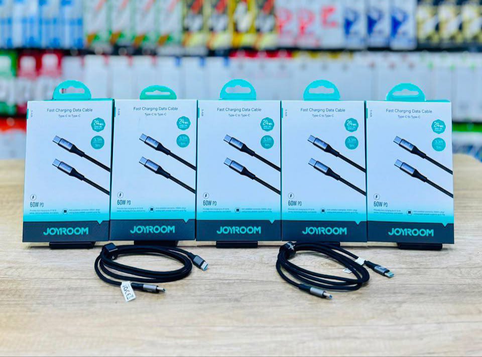 كابل شحن سريع ونقل بيانات جويروم Joyroom Type-C to Type-C قدرة 60W P