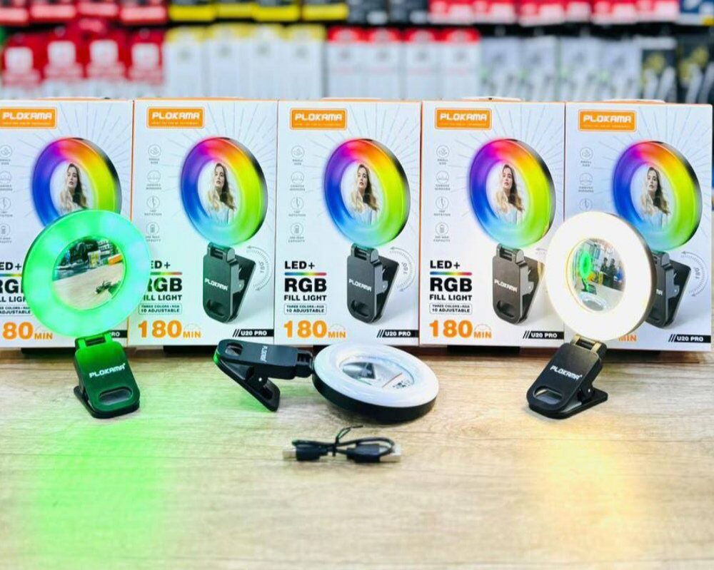 رينج لايت سيلفى اللون RGB