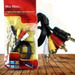 كابل صوت 3*1 طول 1.5 متر MIX MAX - GIGA MAX